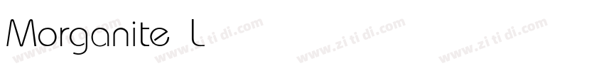 Morganite Light字体转换